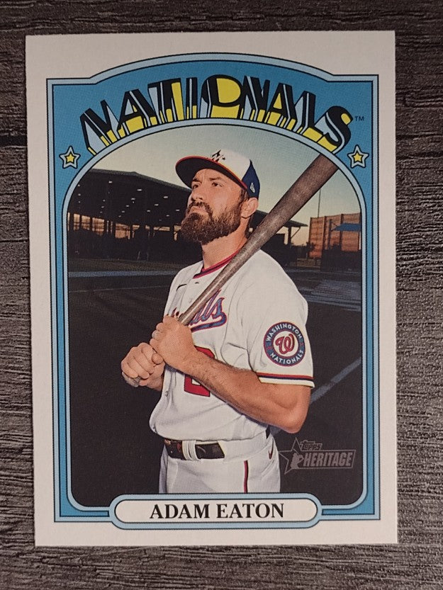 2021 Topps Heritage #278 Adam Eaton