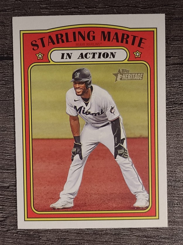 2021 Topps Heritage #132 Starling Marte IA