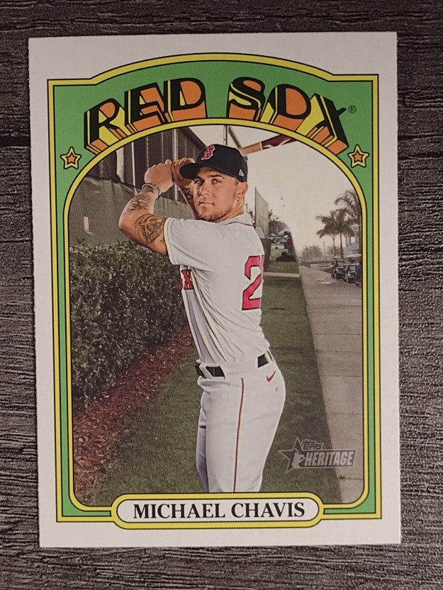 2021 Topps Heritage #227 Michael Chavis
