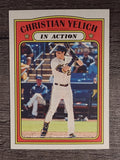 2021 Topps Heritage #252 Christian Yelich IA