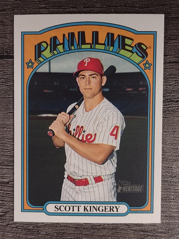2021 Topps Heritage #393 Scott Kingery