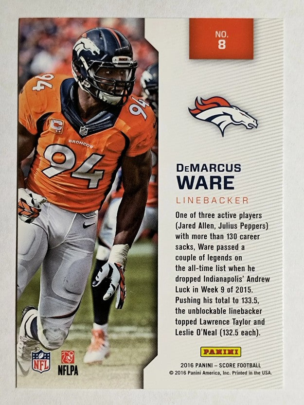 2016 Score Sack Attack #8 DeMarcus Ware