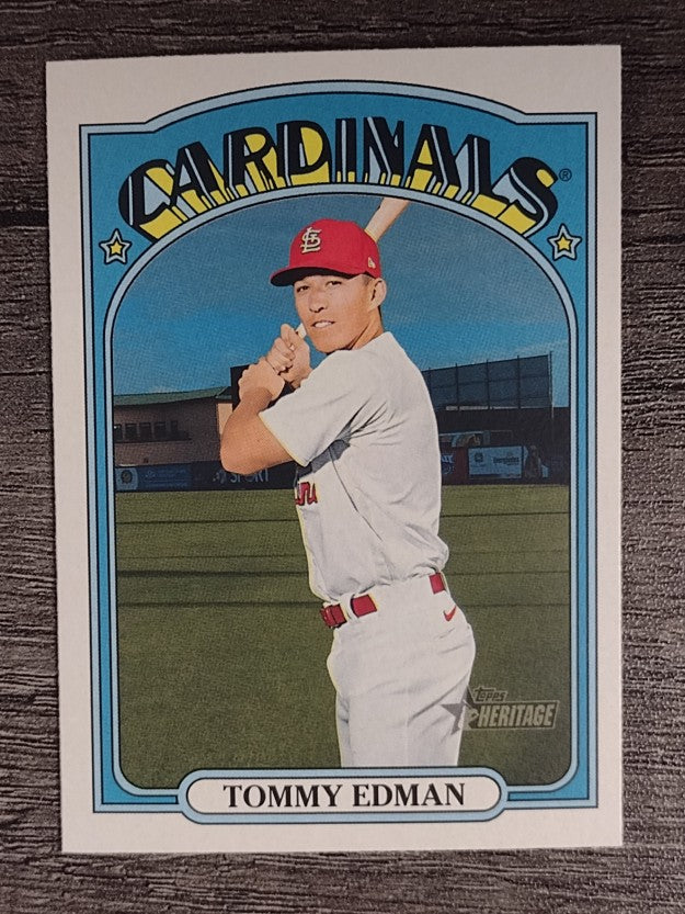 2021 Topps Heritage #341 Tommy Edman