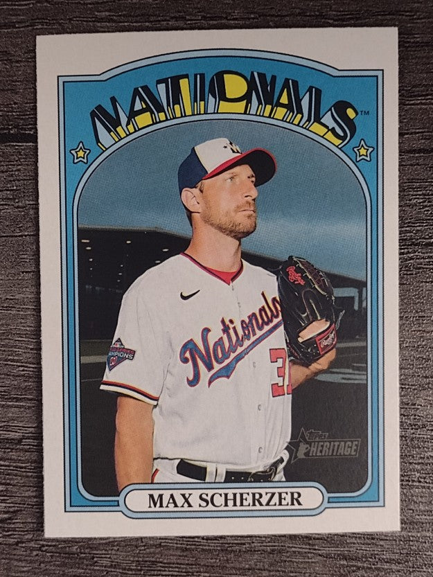 2021 Topps Heritage #181 Max Scherzer