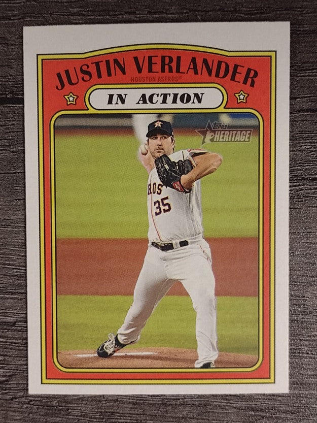 2021 Topps Heritage #248 Justin Verlander IA