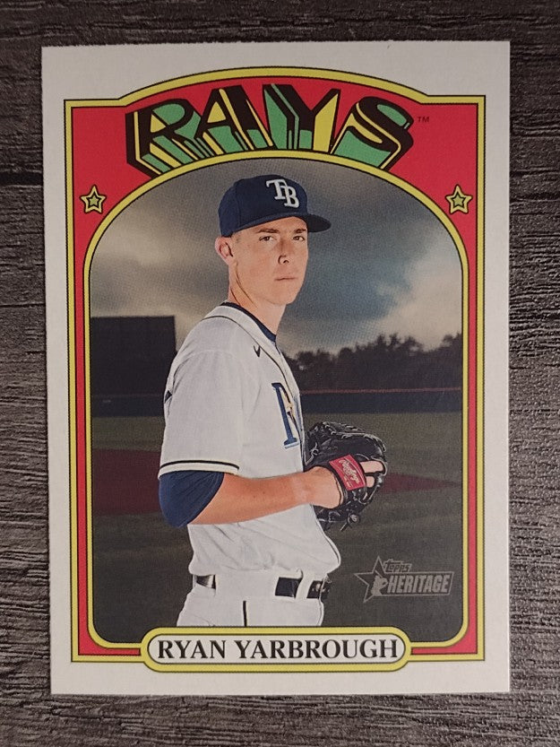 2021 Topps Heritage #112 Ryan Yarbrough
