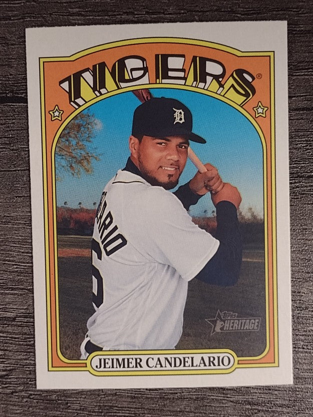 2021 Topps Heritage #389 Jeimer Candelario