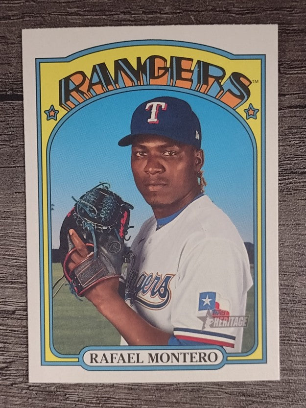2021 Topps Heritage #82 Rafael Montero
