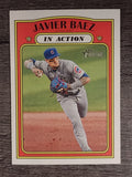 2021 Topps Heritage #52 Javier Baez IA