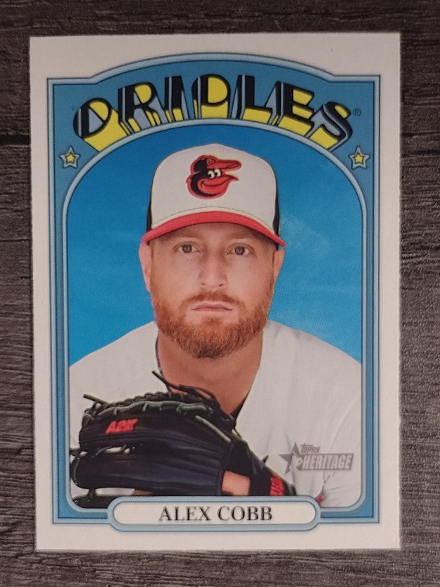2021 Topps Heritage #378 Alex Cobb