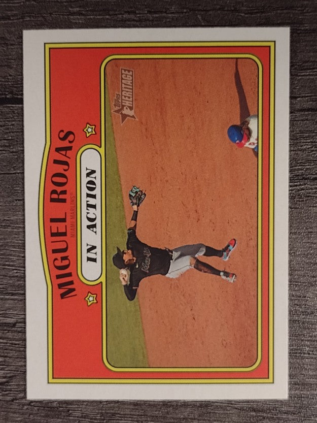 2021 Topps Heritage #10 Miguel Rojas IA