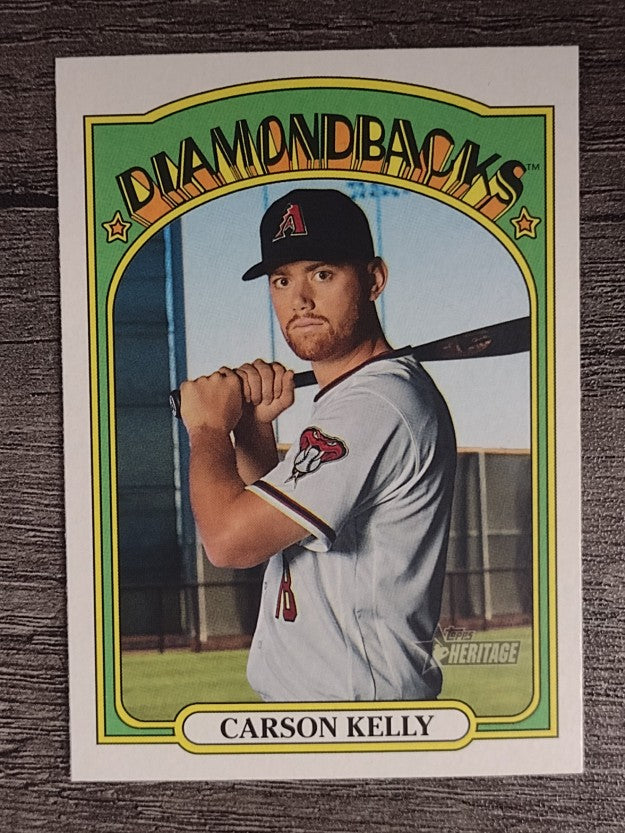 2021 Topps Heritage #68 Carson Kelly