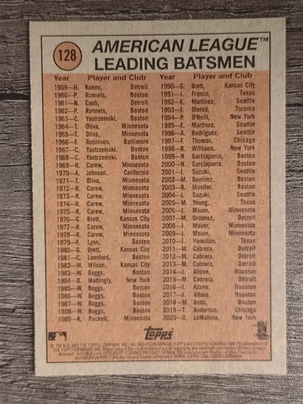 2021 Topps Heritage #128 Hanser Alberto IA