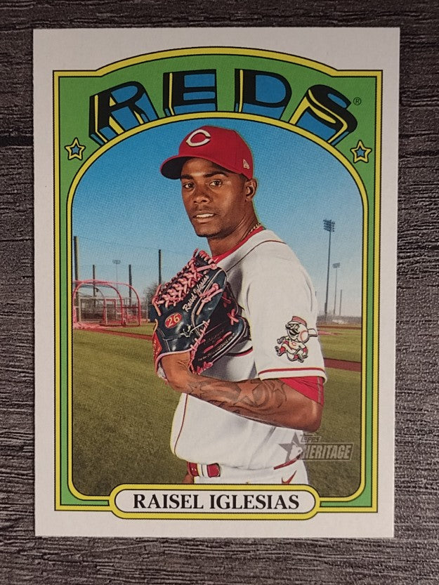 2021 Topps Heritage #3 Raisel Iglesias