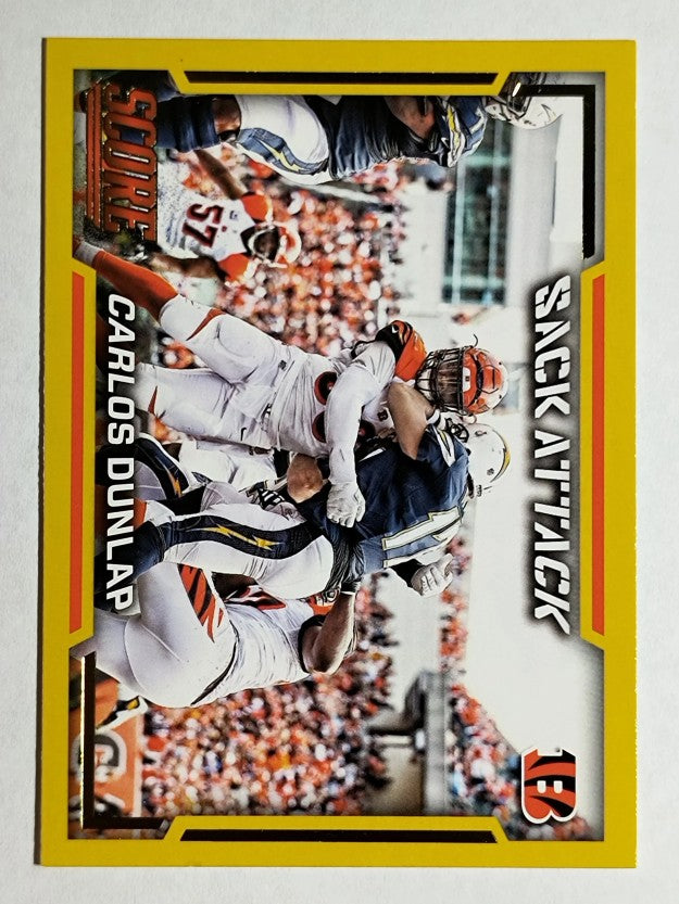 2016 Score Sack Attack Gold #2 Carlos Dunlap