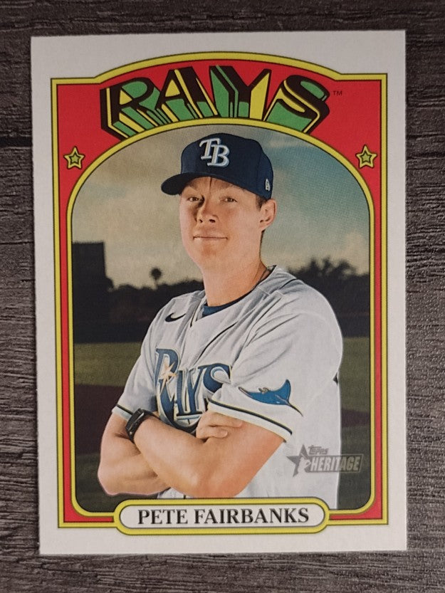 2021 Topps Heritage #105 Pete Fairbanks
