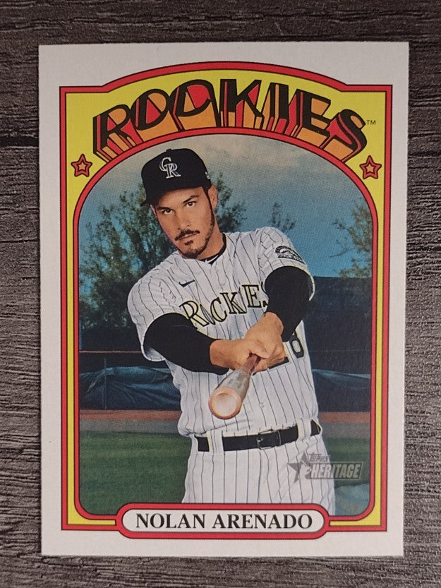 2021 Topps Heritage #313 Nolan Arenado