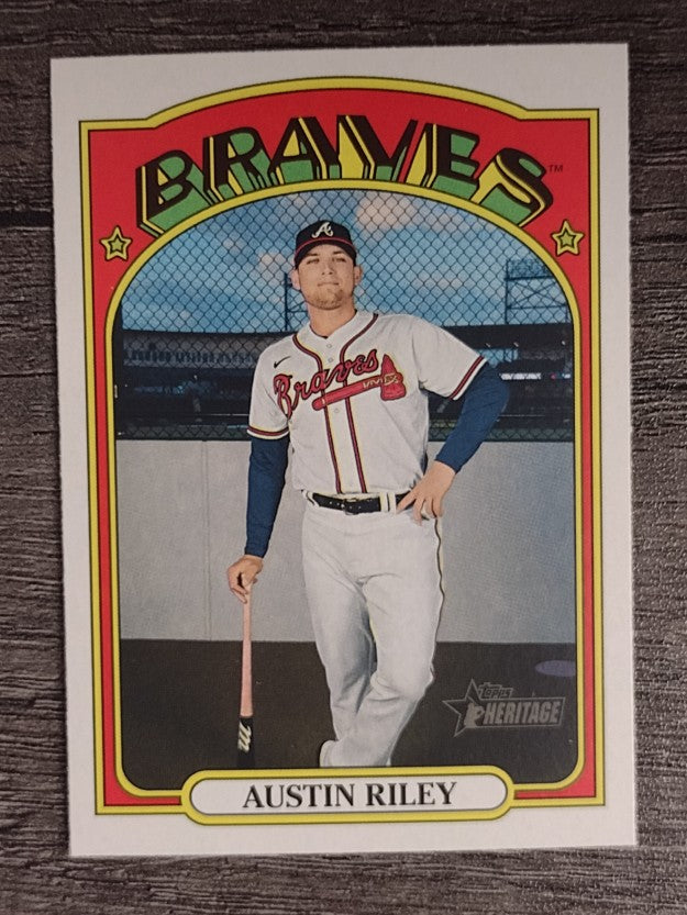 2021 Topps Heritage #226 Austin Riley