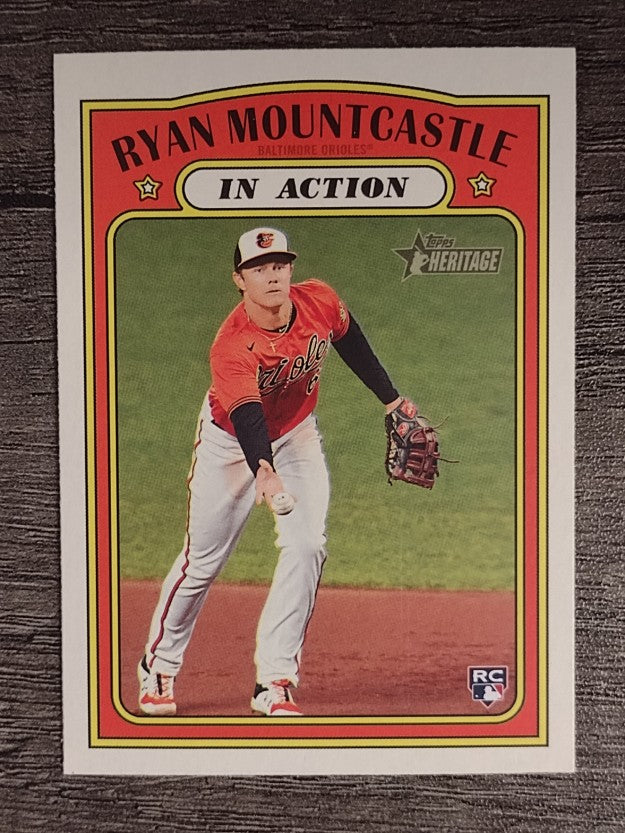 2021 Topps Heritage #186 Ryan Mountcastle IA