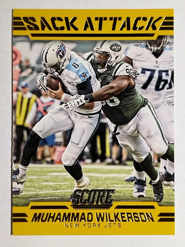 2016 Score Sack Attack Gold #6 Muhammad Wilkerson