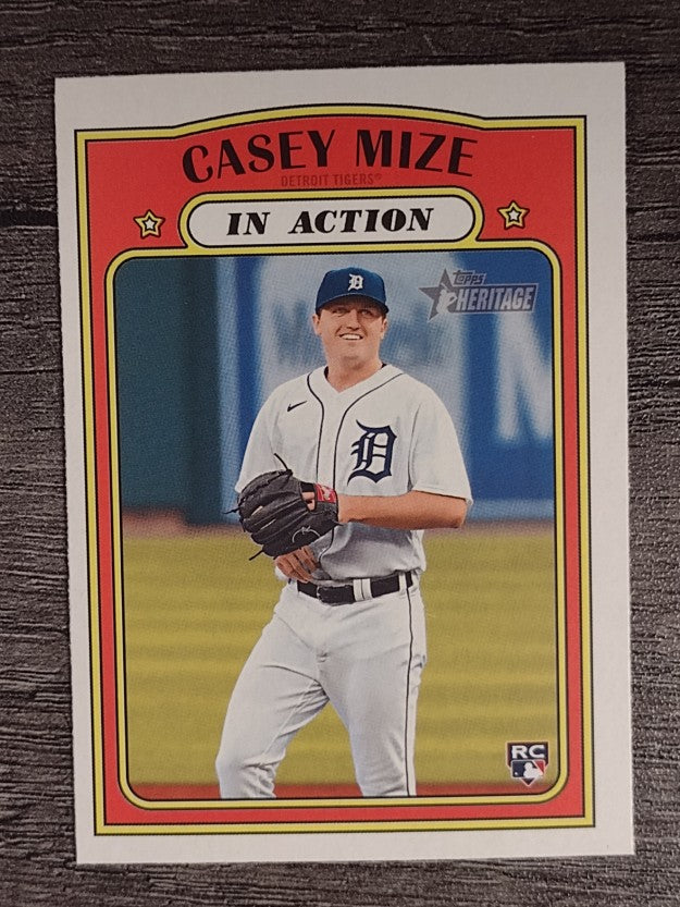 2021 Topps Heritage #254 Casey Mize IA