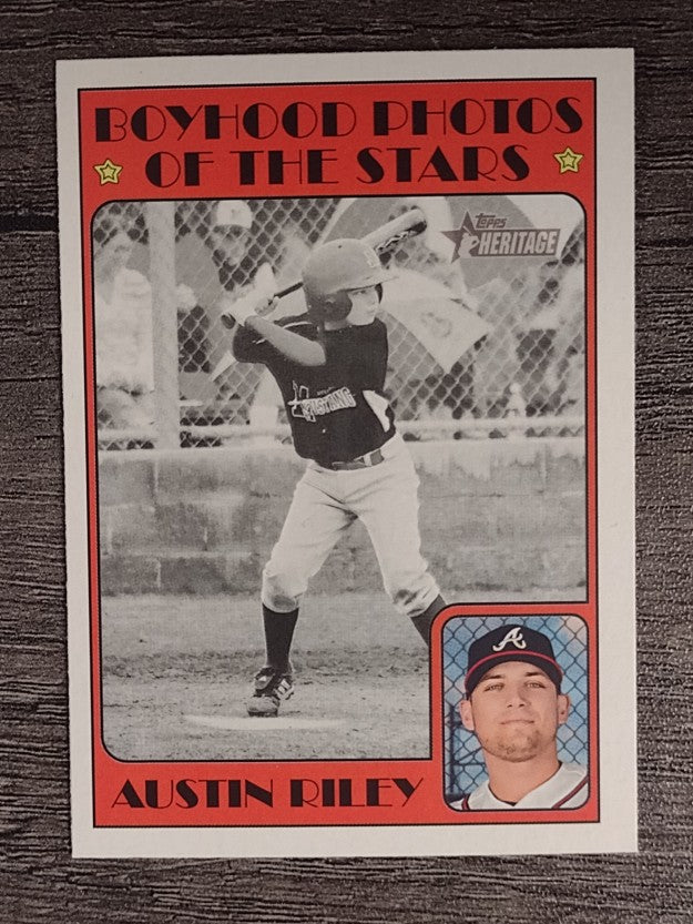 2021 Topps Heritage #150 Austin Riley KP