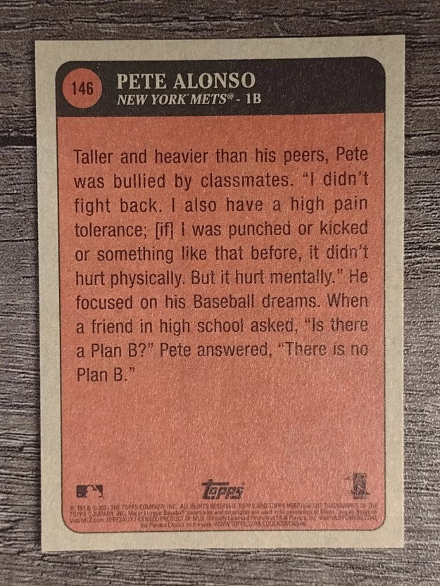 2021 Topps Heritage #146 Pete Alonso KP