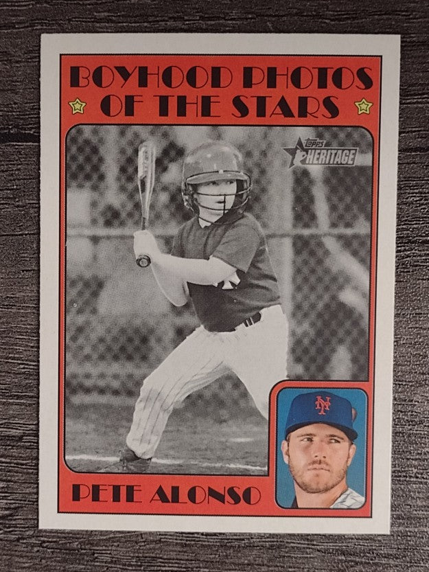 2021 Topps Heritage #146 Pete Alonso KP