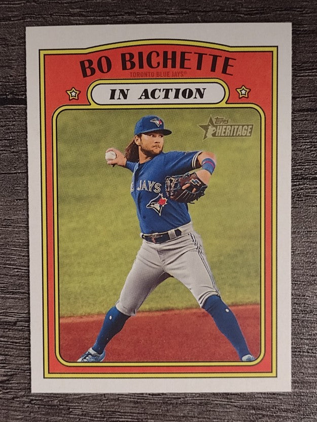2021 Topps Heritage #294 Bo Bichette IA
