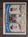 2021 Topps Heritage #94 Gerrit Cole/Marco Gonzales/Shane Bieber LL