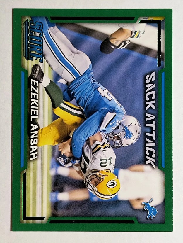 2016 Score Sack Attack Green #7 Ezekiel Ansah