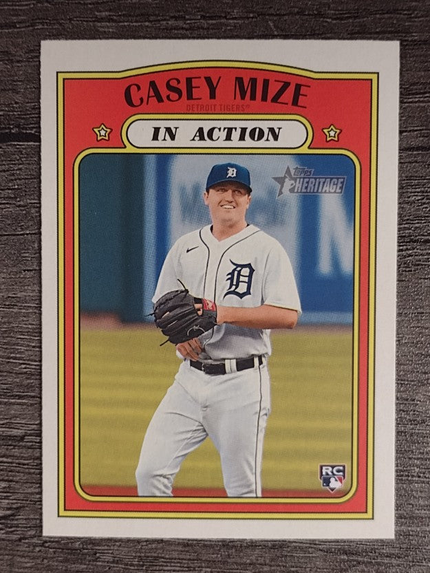 2021 Topps Heritage #254 Casey Mize IA