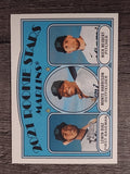 2021 Topps Heritage #209 Lewin Diaz RC/Monte Harrison RC/Nick Neidert RC