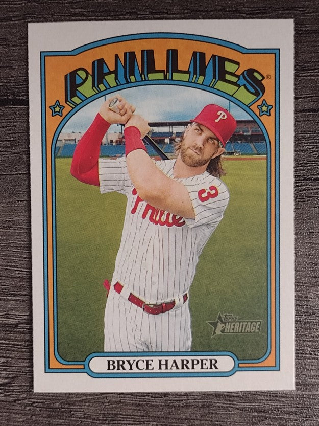 2021 Topps Heritage #13 Bryce Harper