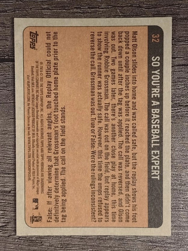 2021 Topps Heritage #32 Pete Alonso IA