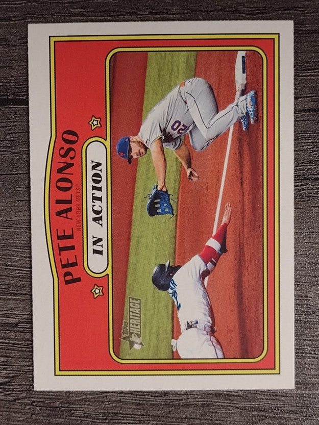 2021 Topps Heritage #32 Pete Alonso IA