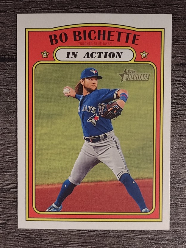 2021 Topps Heritage #294 Bo Bichette IA