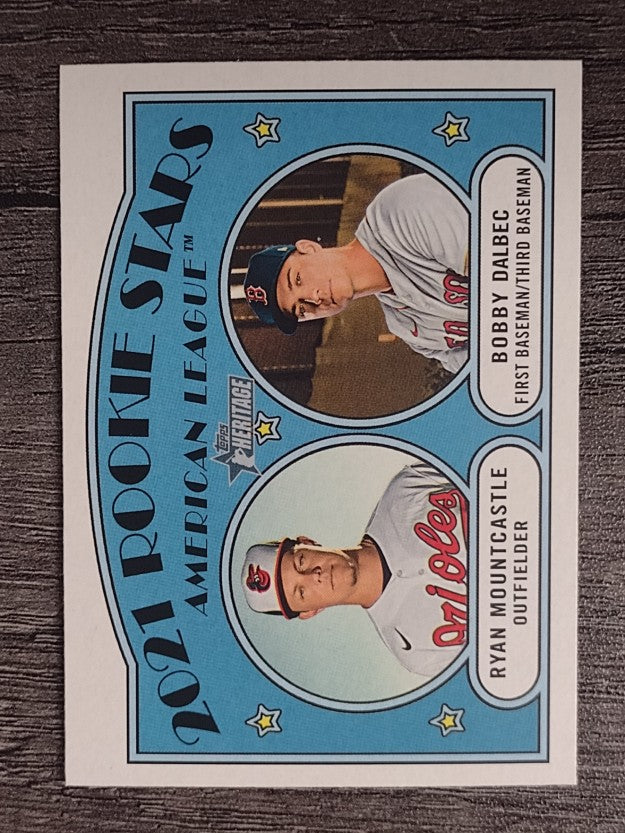 2021 Topps Heritage #185 Ryan Mountcastle RC/Bobby Dalbec RC