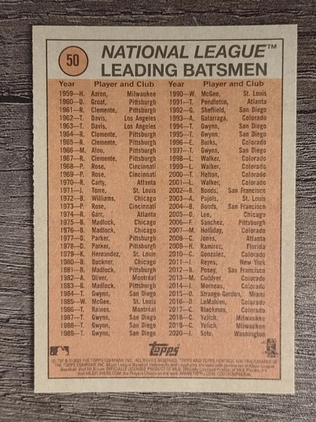 2021 Topps Heritage #50 Joey Bart IA