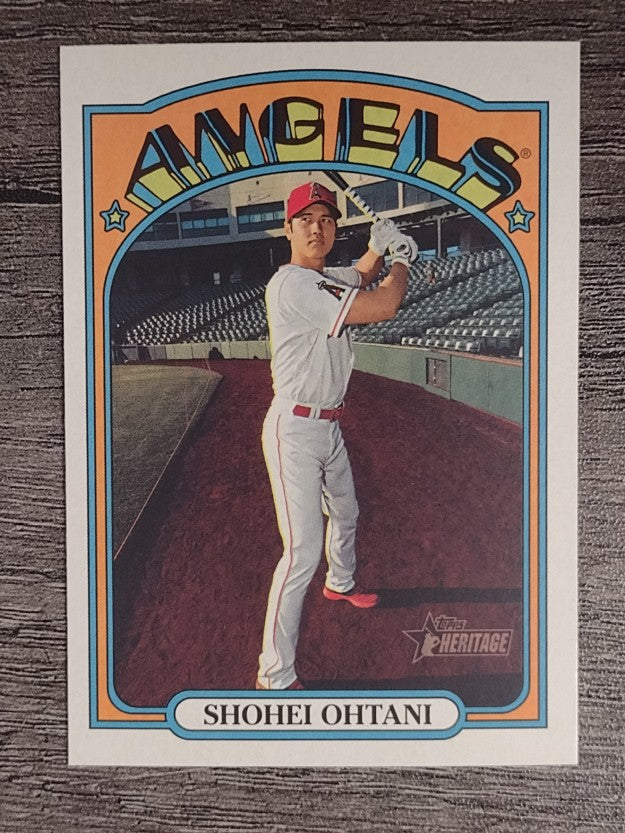 2021 Topps Heritage #245 Shohei Ohtani