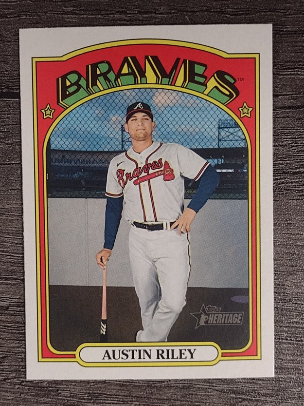 2021 Topps Heritage #226 Austin Riley