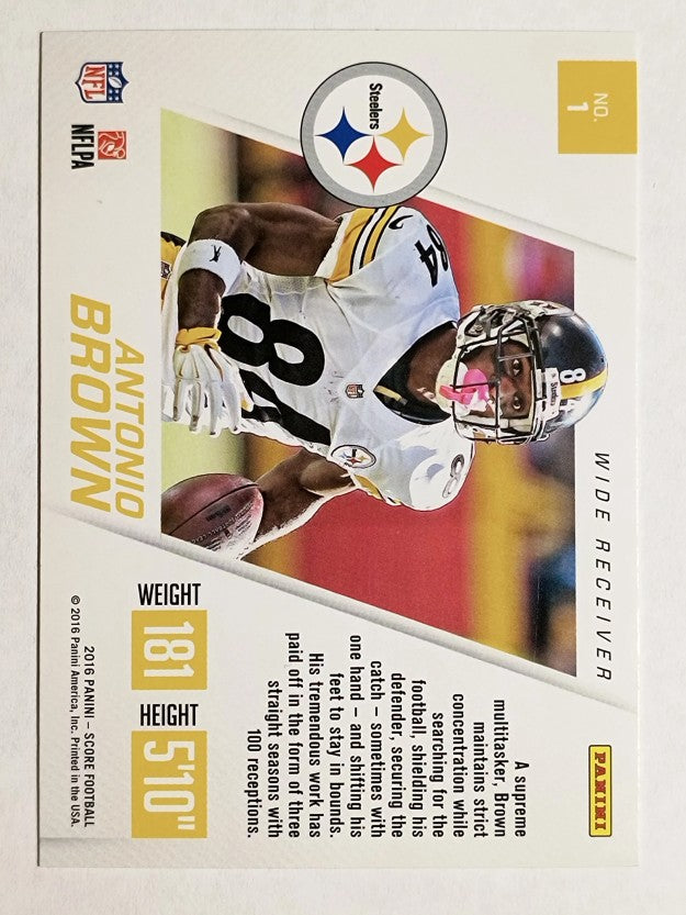 2016 Score Toe the Line #1 Antonio Brown