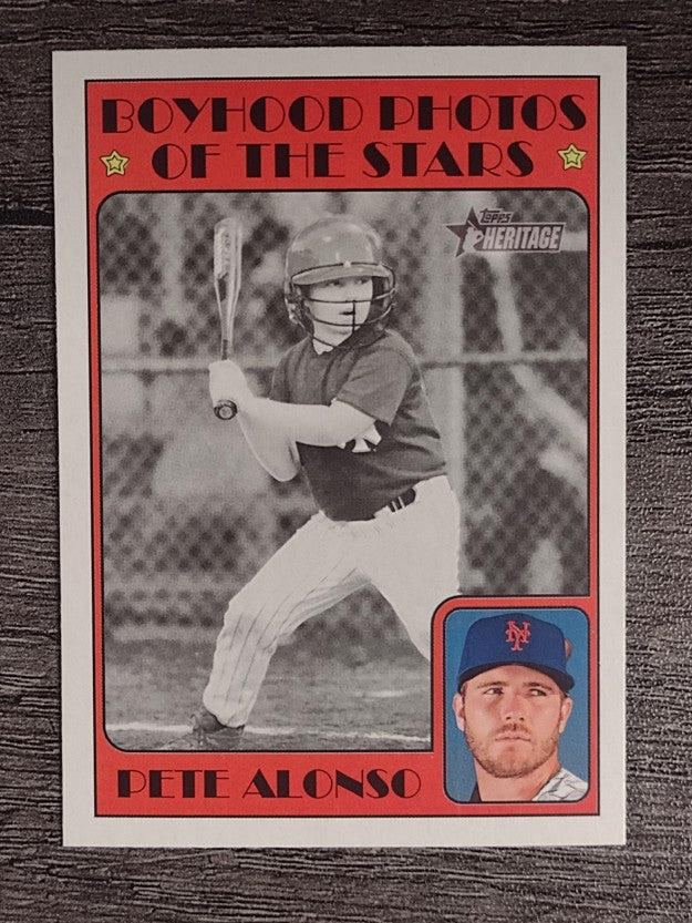 2021 Topps Heritage #146 Pete Alonso KP