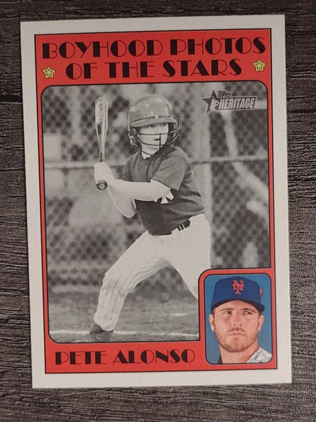 2021 Topps Heritage #146 Pete Alonso KP