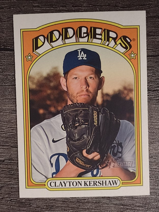 2021 Topps Heritage #37 Clayton Kershaw