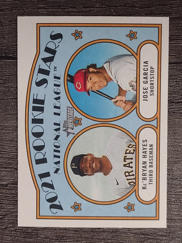 2021 Topps Heritage #97 Ke'Bryan Hayes RC/Jose Garcia RC