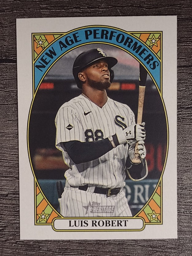 2021 Topps Heritage New Age Performers #NAP1 Luis Robert