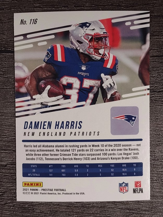 2021 Prestige #116 Damien Harris