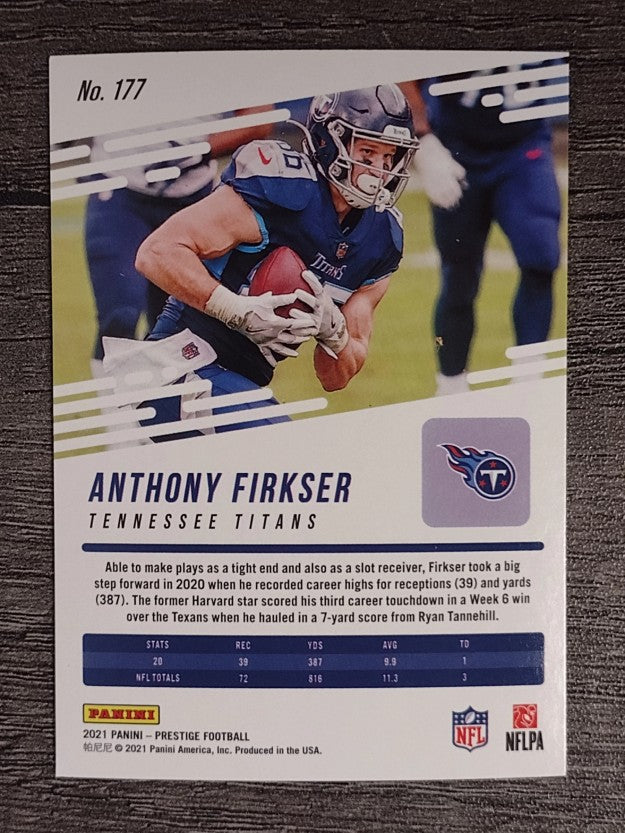 2021 Prestige #177 Anthony Firkser