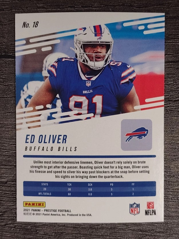 2021 Prestige #18 Ed Oliver
